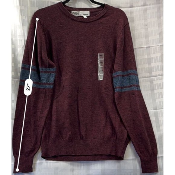 sonoma goods for life men longsleeve Sweater Size S Color Red - Picture 6 of 9